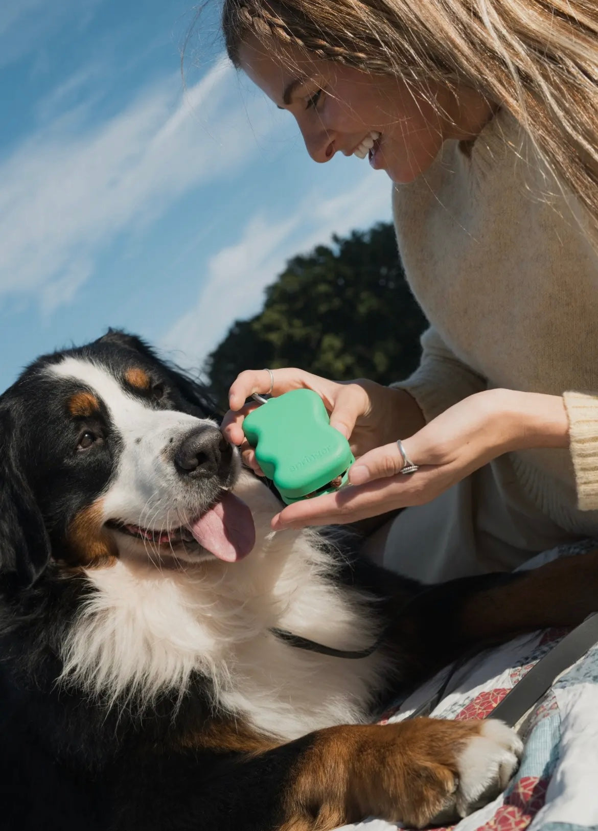 Squeeze Silicone Dog Treat Dispenser