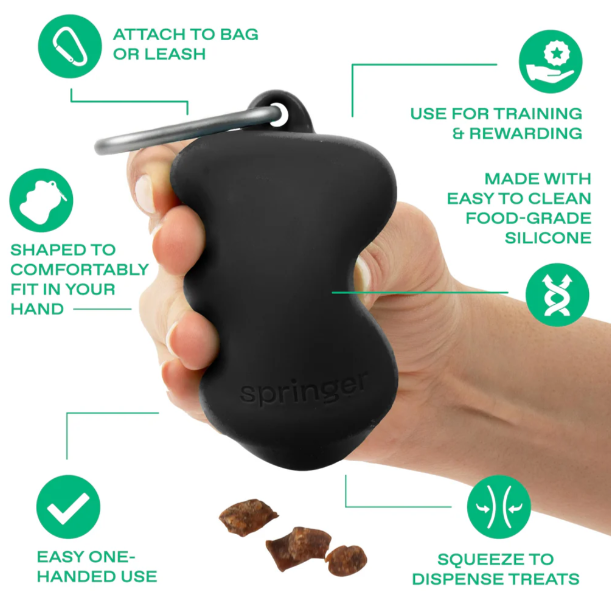 Squeeze Silicone Dog Treat Dispenser